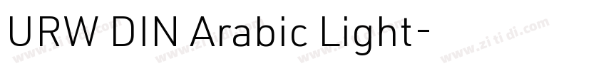 URW DIN Arabic Light字体转换 URW DIN Arabic Light字体转换